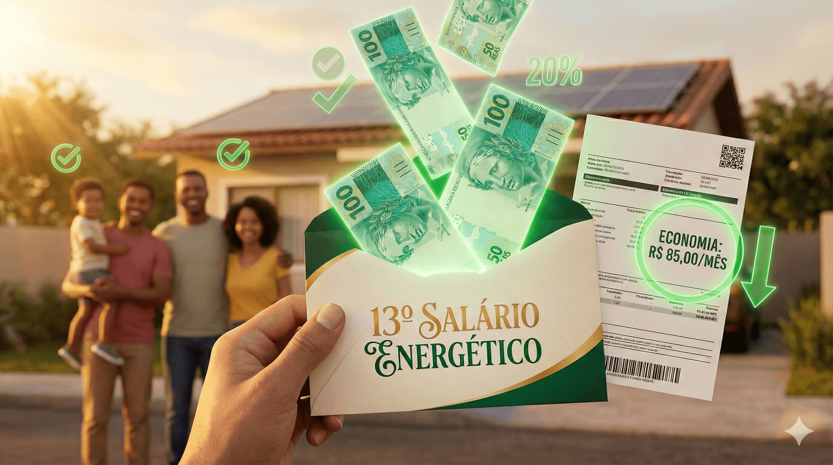 O 13º Salário na Sua Conta de Luz: Economize até 20%